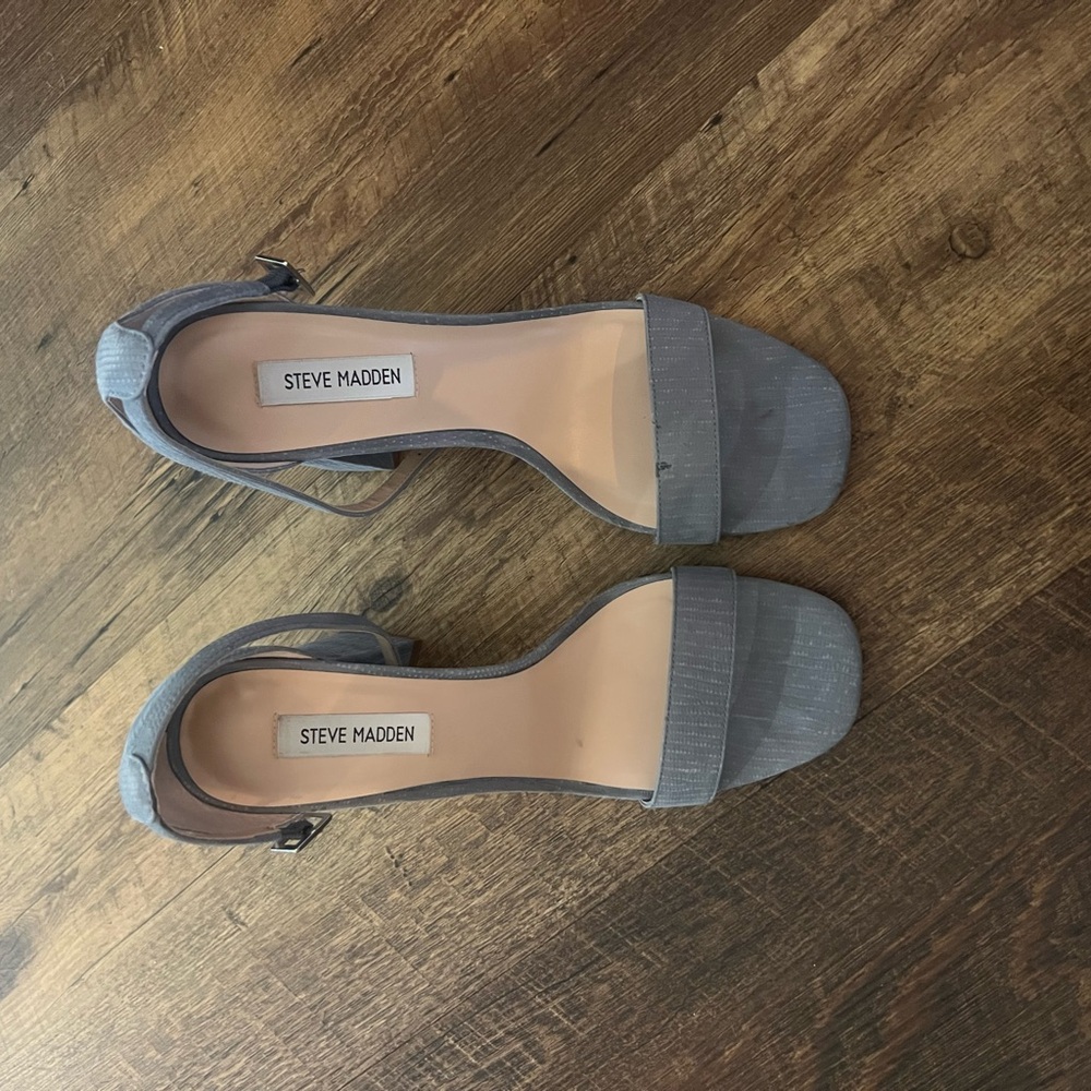 Steve Madden Blue Heels